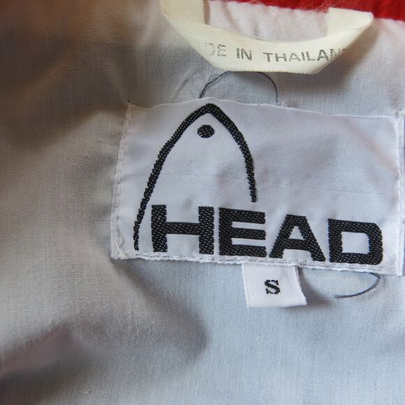 Vtg HEAD Track Suit Size S Women Jacket Pants Red Blue 1980s Hip Hop Streetwear - Picture 6 of 12